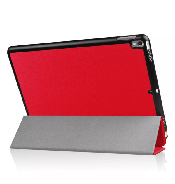 iPad 10.2/Pro 10.5/Air 3 Canvas Smart Case - Red/Black - Image 3