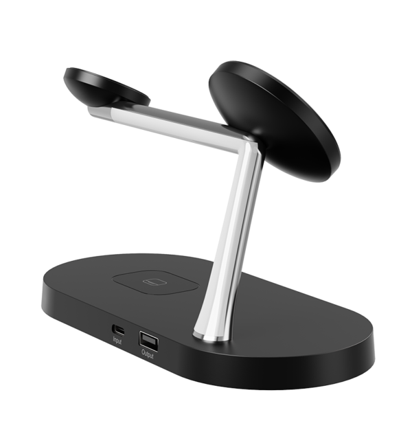 MVR 4 in 1 Multi-Device Wireless Charger DC-3B - Black - Image 2