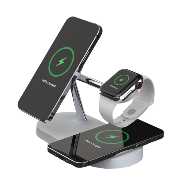 MVR 4 in 1 Multi-Device Wireless Charger DC-3B - Black - Image 4