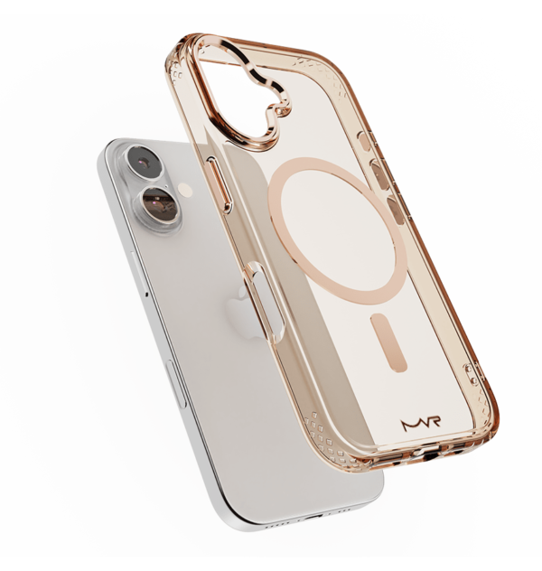 iPhone 16 MVR Impact IMD Back Cover - Rose Gold - Image 4