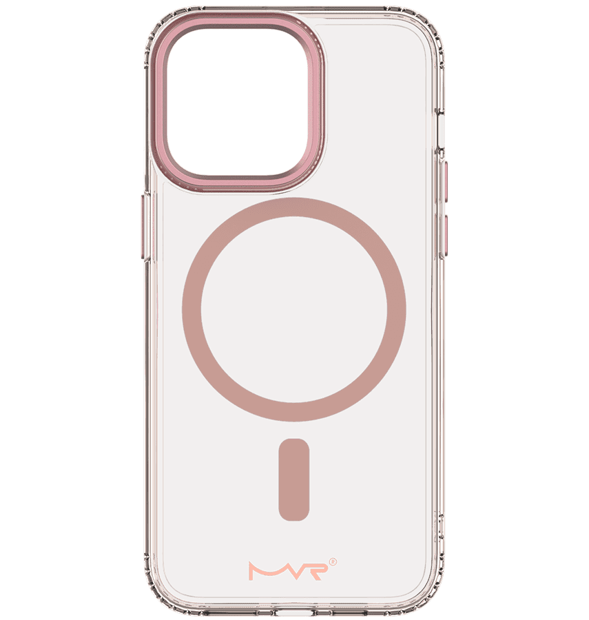 iphone light pink transparent cover