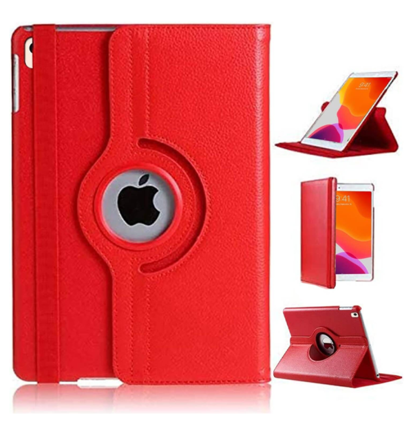 iPad 10.2 Survivor 360° Protective Case with Handle - Rainbow Red