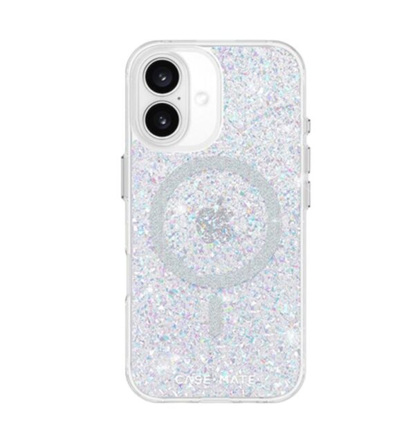 iPhone Transparent glitter mobile cover